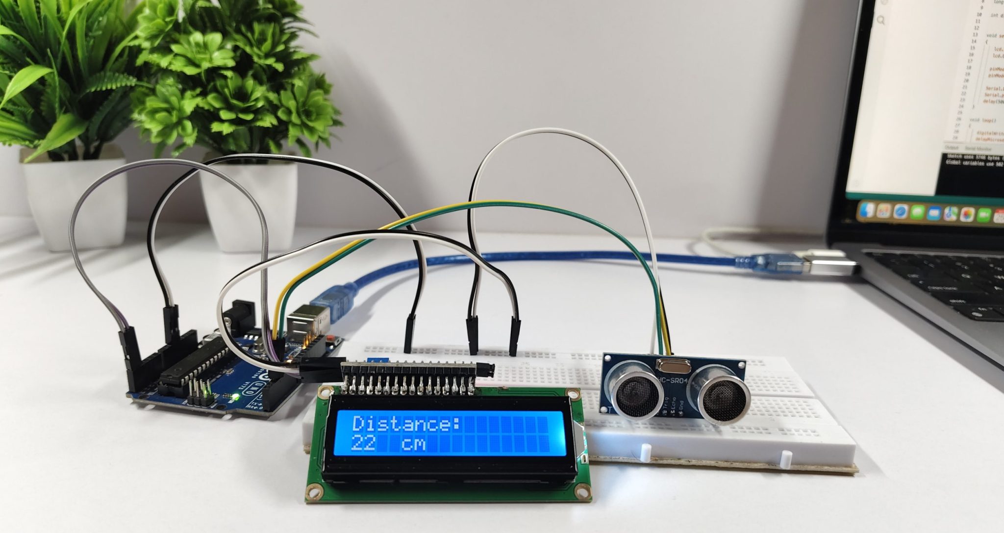 Ultrasonic Distance calculator Using Arduino - ElectroScience